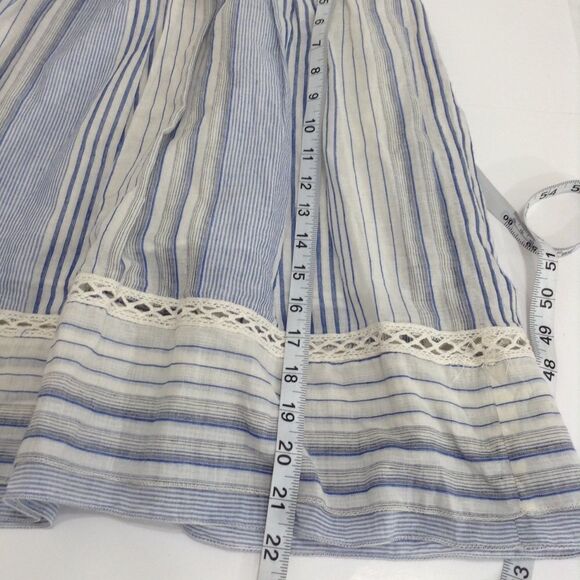 Max Studio 100% Cotton Elastic Waist Mini Skirt Size Medium - Picture 4 of 8